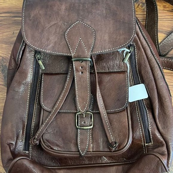 Vegan TannedGenuine Leather BagHandmade